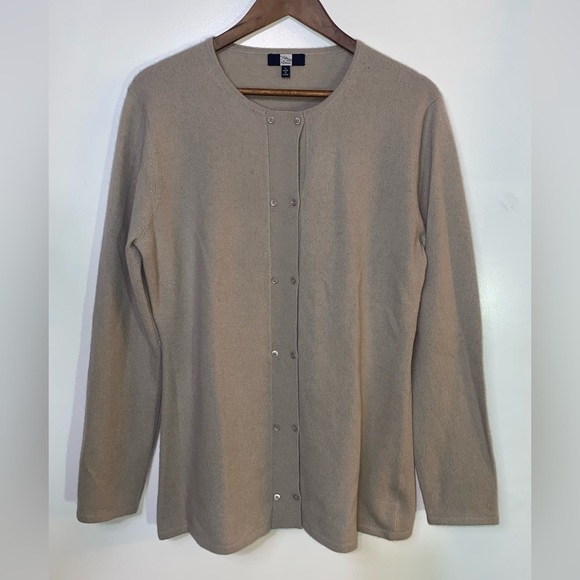 Saks 5th Avenue double-breasted button down cashmere sweater - size XL - Picture 1 of 6